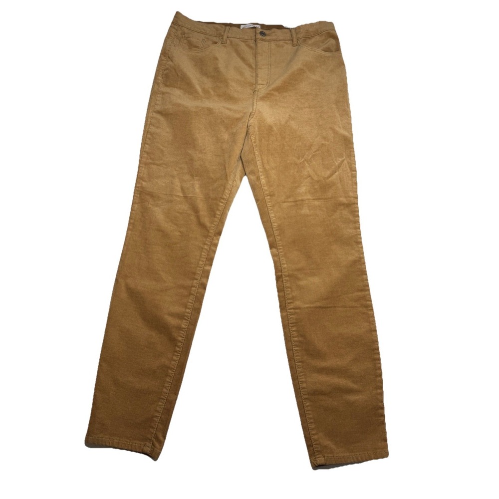 NWT Ann Taylor Loft "Made and Loved" Corduroy Pants The Skinny Tan, 32*29
